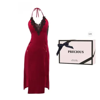 TLXT Nightgown Women's Burgundy