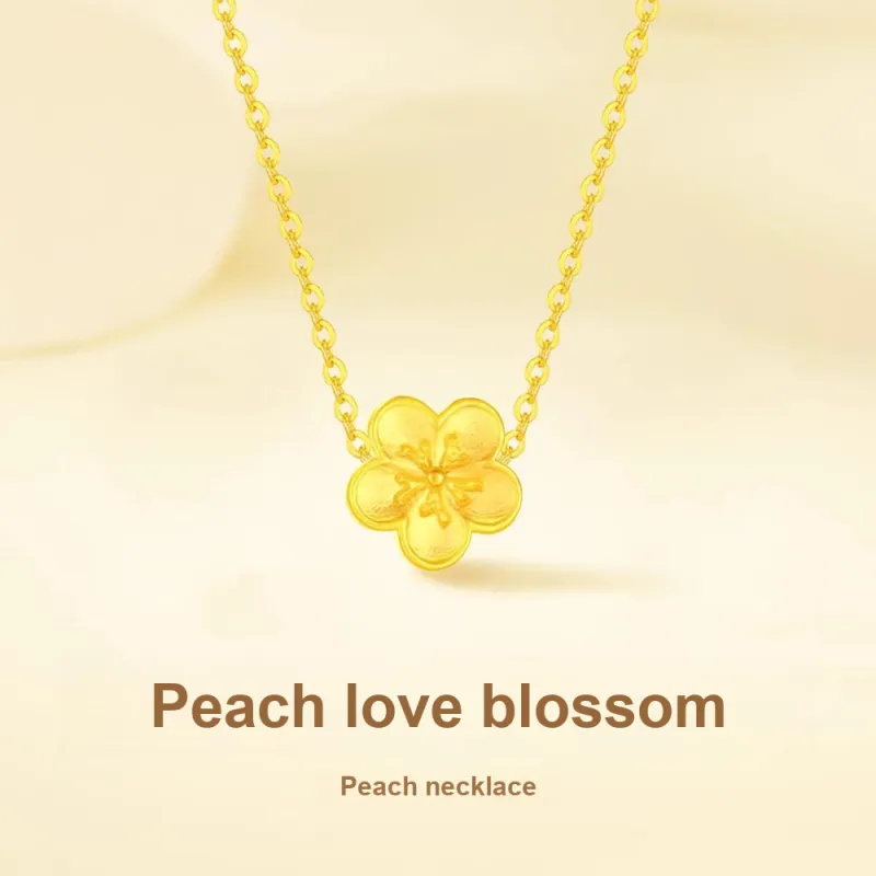Fortune Gold Jewelry Mom Box Necklace Women's-1
