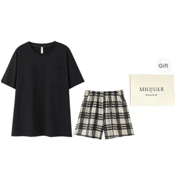 MIOJUER Pajama Set Women's Black