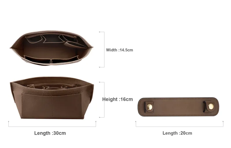 Lan Bao Fan Felt, Imported Microfiber Bag Insert Unisex-27