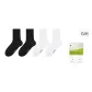 4 Pack (2 Cream White+2 Ink Black Long Shaft)