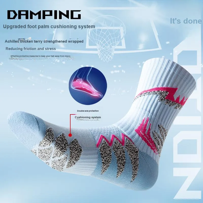 Gentle Welcome Basketball Socks Unisex Combo Set-10