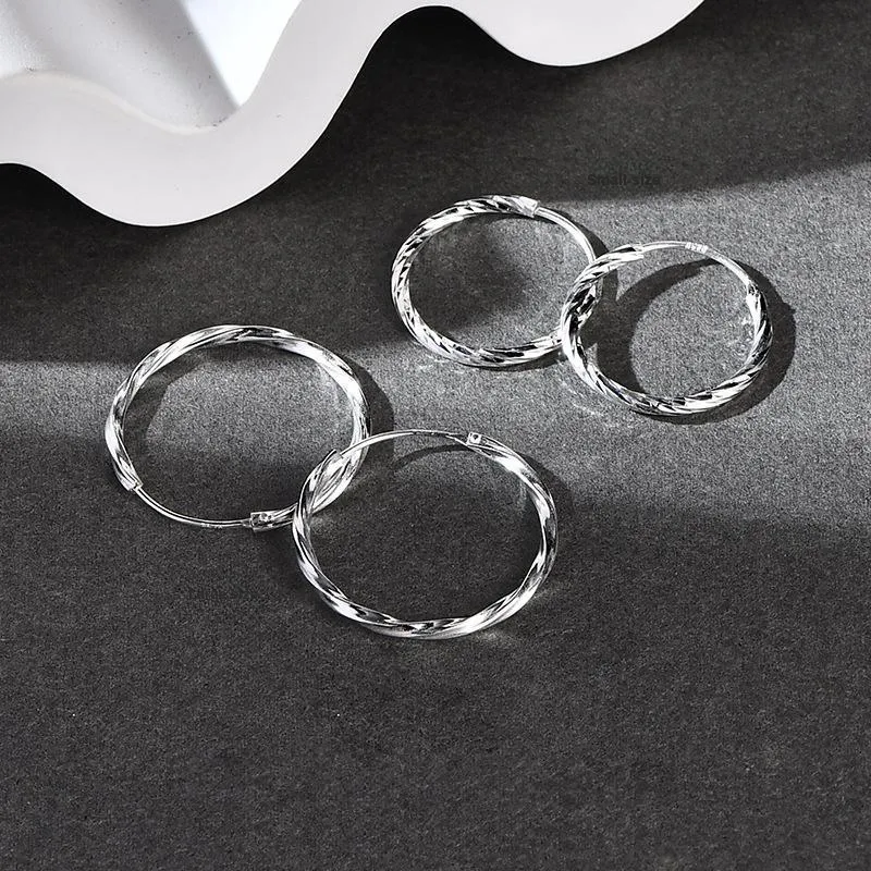 ETAHLOVE S925 Silver Earrings Unisex-2