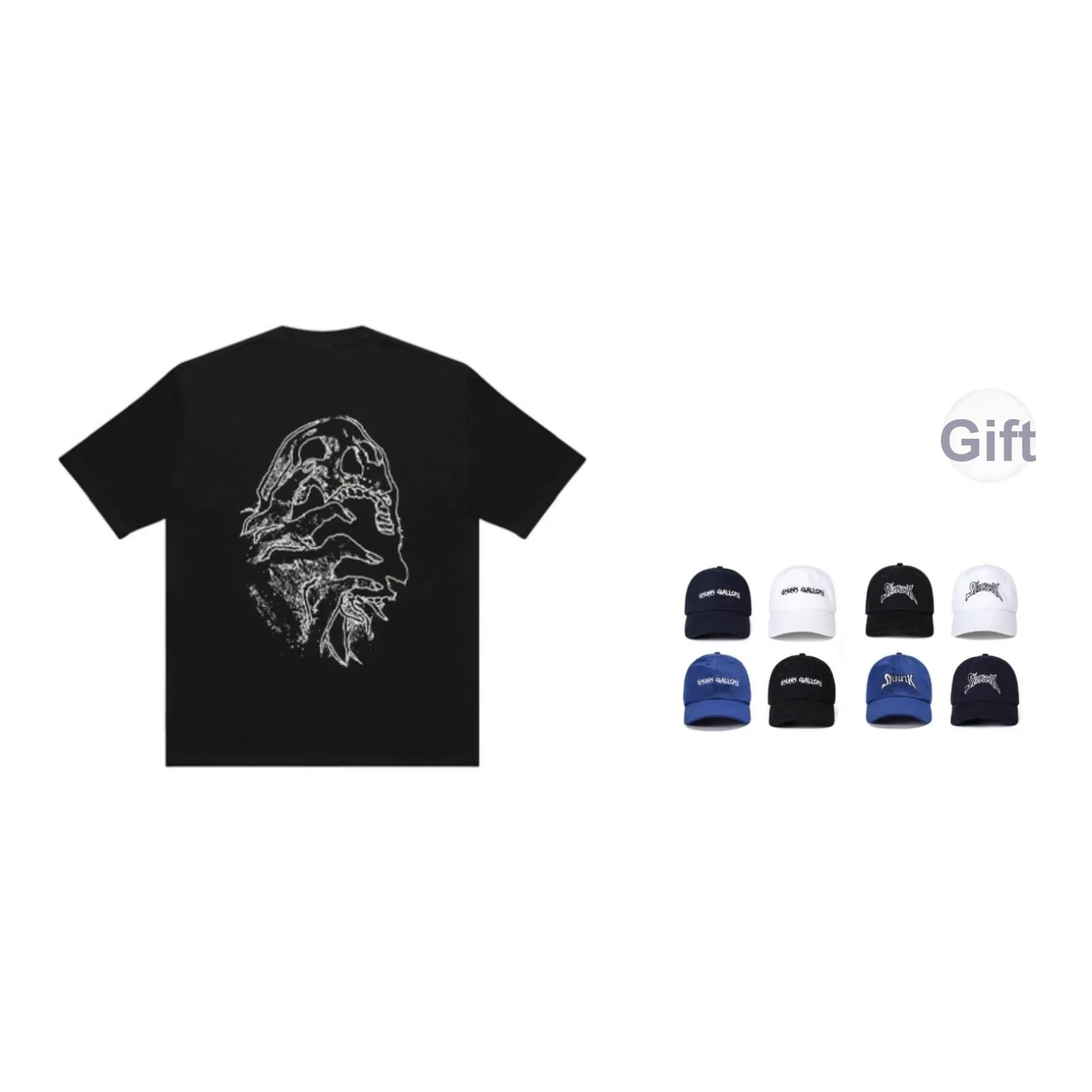 SKUNK GALLERY T-Shirt Унисекс Черный