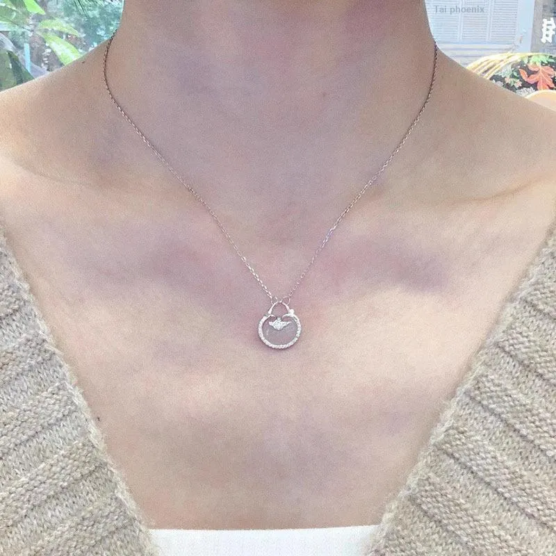 Emerald Chalcedony Necklaces Women's-4