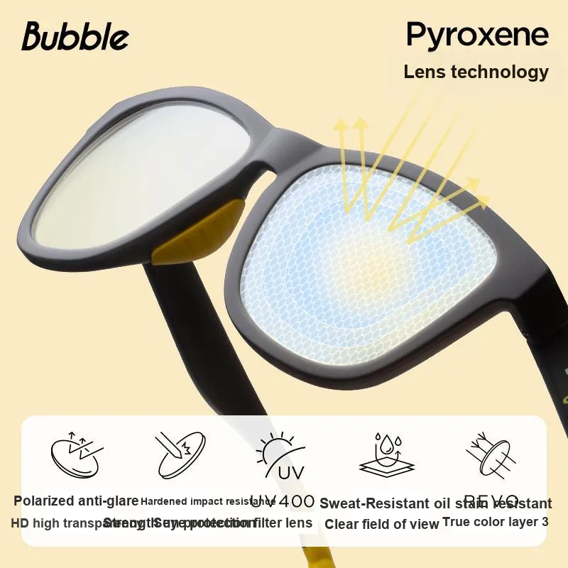 BUBBLE TR90 Square Sunglasses Unisex-21