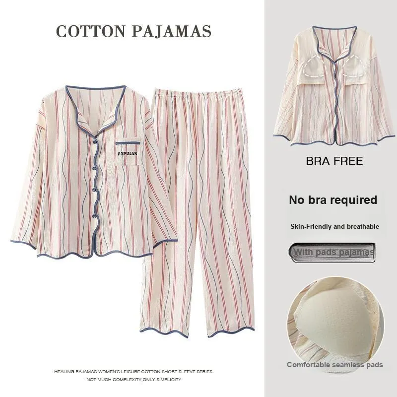 Sleeping Beauty Pajama Set Women's Apricot-1