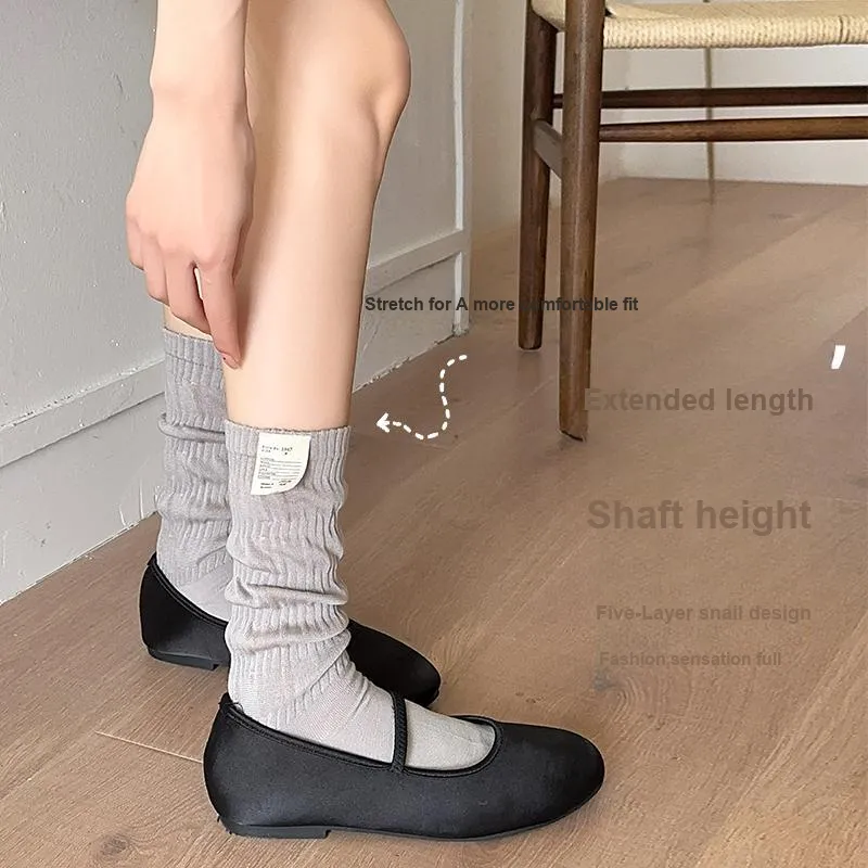 Lan Miao Knee High Socks Women's Combo Set-5