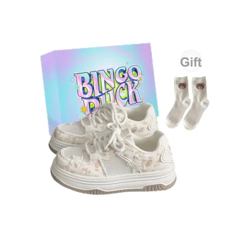 BINGO DUCK Slip-resistant и дышащие низкие кеды для скейтбординга женские