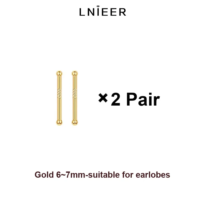 LNIEER 999 Fine Silver Stud Earrings Women's-49