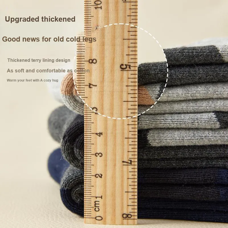 MIIOW Mid Calf Socks Men's Box 5 Pack-1