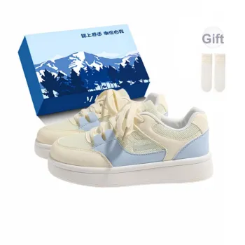 Fawn Miri Coverage Lightweight And Breathable Low Top Skateboard Shoes Women's Yellow Blue