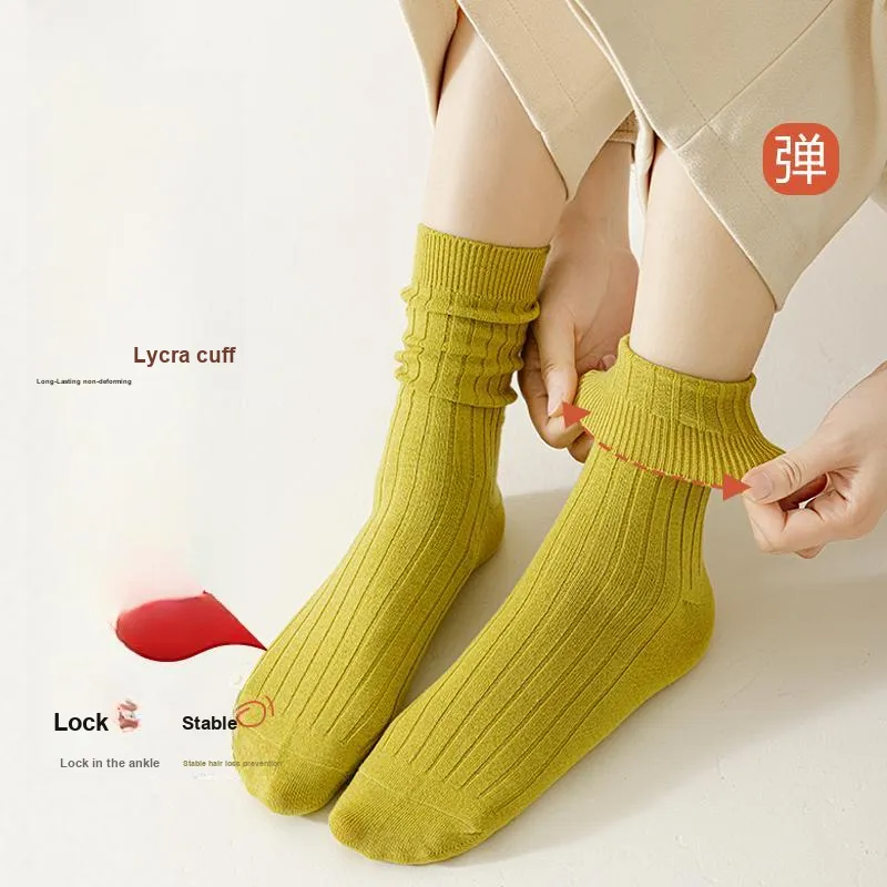 Caramella Mid Calf Socks Women's 3 Pack-4