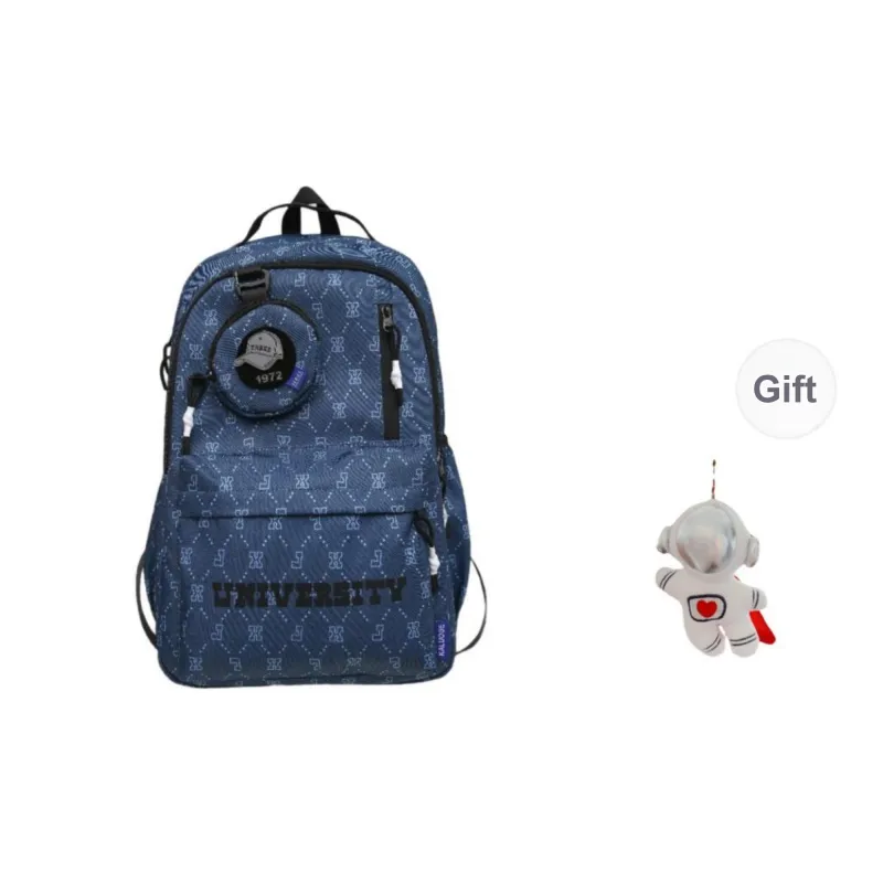 URBAN FOREST Nylon Backpack Unisex White/Gray/Black/Blue/Coffee-17