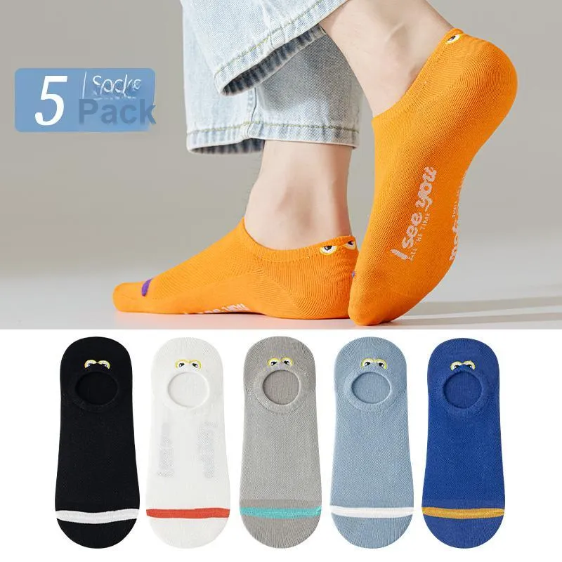 Cotton Gene No Show Socks Men's 5 Pack-26