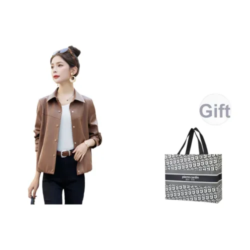 PIERRE CARDIN Кожа Куртка Женская