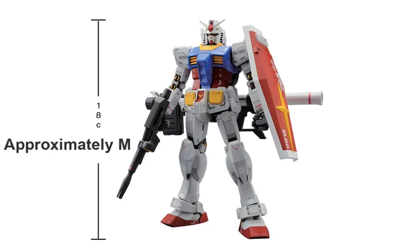 BANDAI Mg Gundam RX-78-2 Version 3.0 1:100 Scale Model Kit Action Figure-4