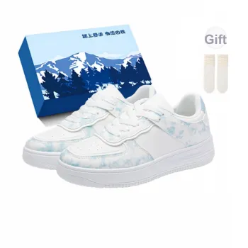 Fawn Miri Abrasion Resistant Low Top Skateboard Shoes Women's Light Blue