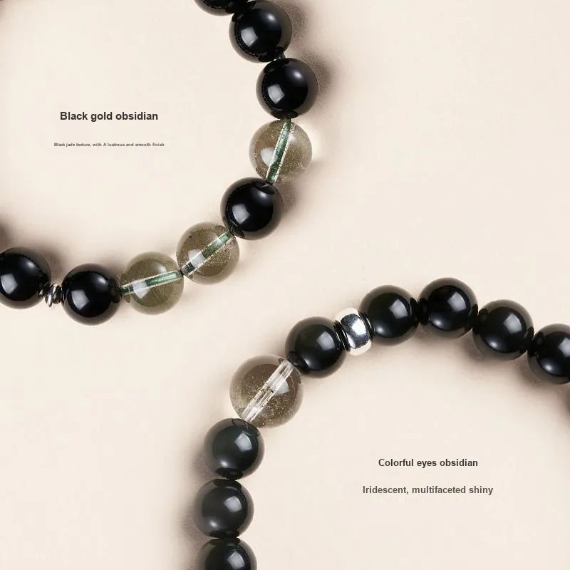 Topgirl Obsidian Bracelets Women's-5