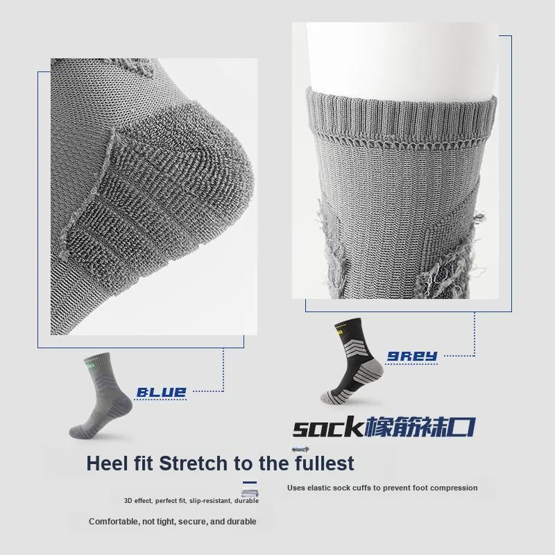 NANJIREN Basketball Socks Men's 3 Pack-2