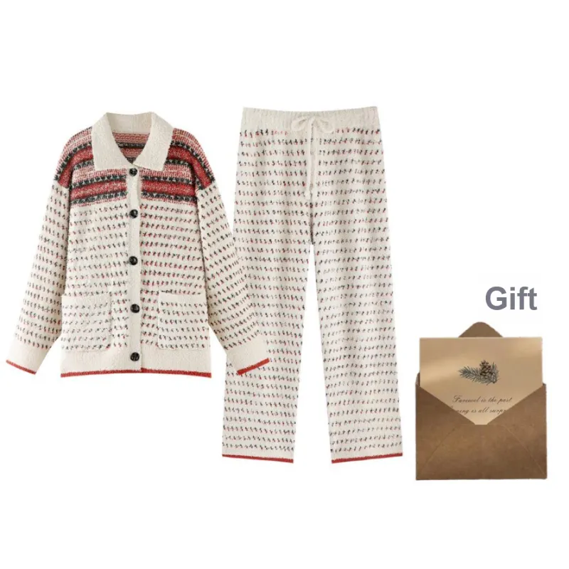 ZumashL Luxury Designer Series Pajama Set Women's Giverny Gardens-0