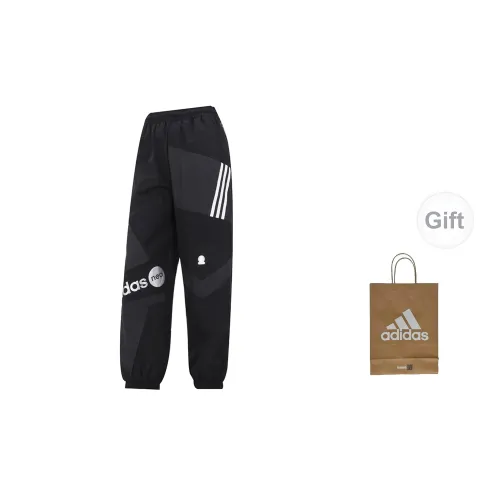 Adidas Casual Pants Unisex Black Pants+Gift Bag