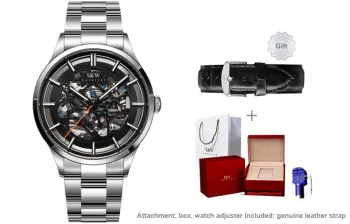 I&W CARNIVAL HWGUOJI Black Panther Collection Automatic Mechanical Movement Watch Men's Watches Black Dial