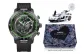 Gunmetal Case Gunmetal Dial Silver Green