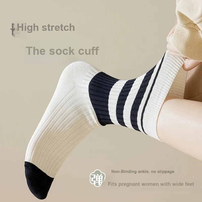 Top Melon Mid Calf Socks Women's 5 Pack-8