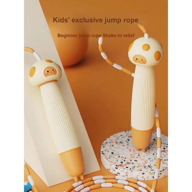 Swee Fitness Training Non Countable Jump Ropes Kids Bamboo Rope, Silicone Controller-2