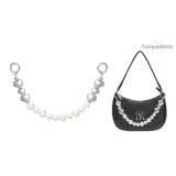 Heart Pearl Decorative Chain 38cm