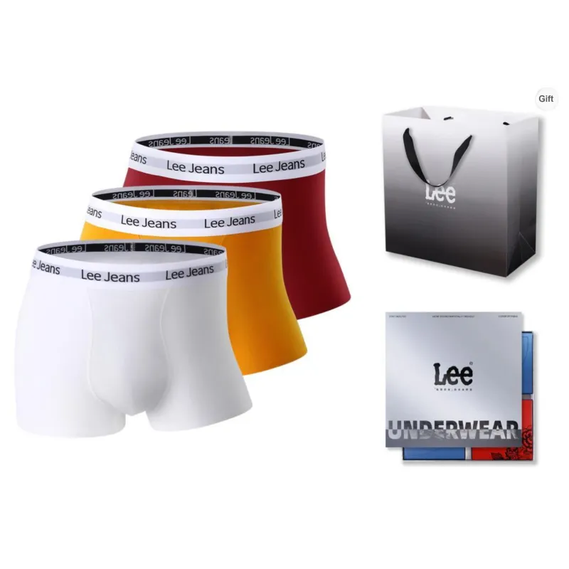Lee Underpants Men's Combo Set Box+Shopping Bag-11