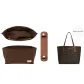 City33 New Arrival Brown Shoulder Strap Pad 20.5cm+Brown Liner