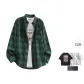 Ink Green Plaid (Comes with Brooch+Random T-Shirt)