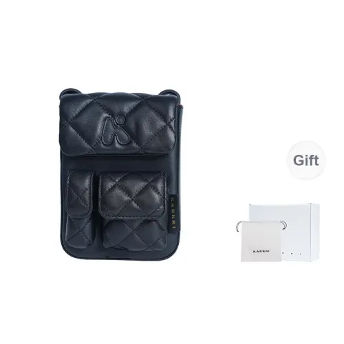 Karkki Sheepskin Shoulder Bag, Crossbody Bag Regular Women's Black Beauty