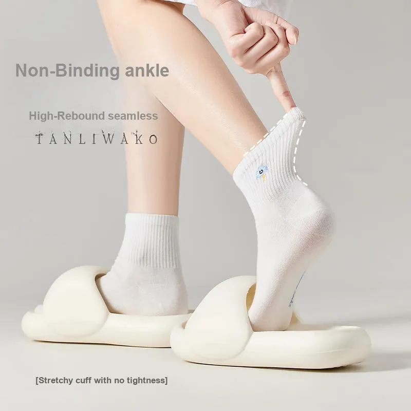 MIIOW Mid Calf Socks Unisex 5 Pack-18