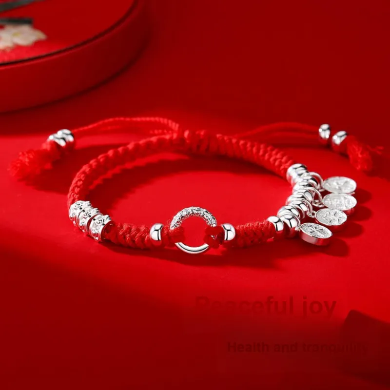 Nine Music 990 Silver Pure Silver Bracelets Unisex-1