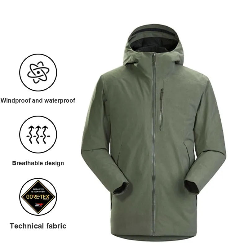 Arcteryx Water Resistant Windproof Breathable Warm Windbreaker Jacket Men's-11