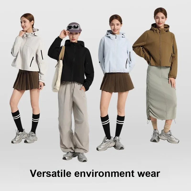 Merry City Breathable Waterproof Windproof And Abrasion Resistant Sun Protection Clothing Women's-4