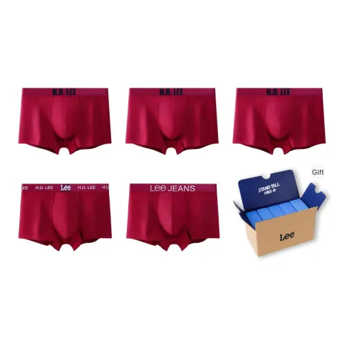 Lee Трусы Мужские 5 пар набор в подарочной коробке