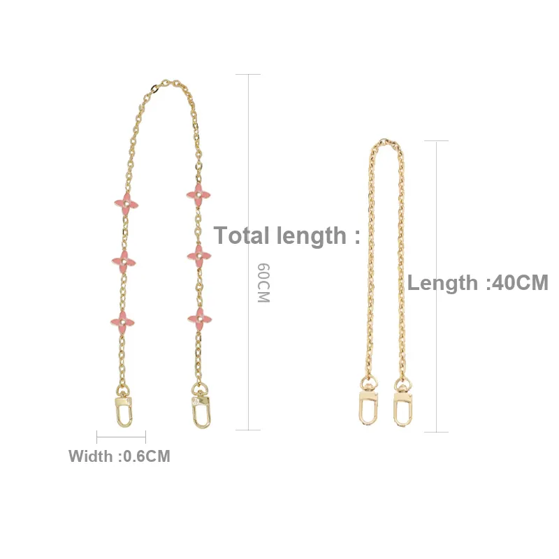 Metal Bag Shoulder Strap Women's Gold-7