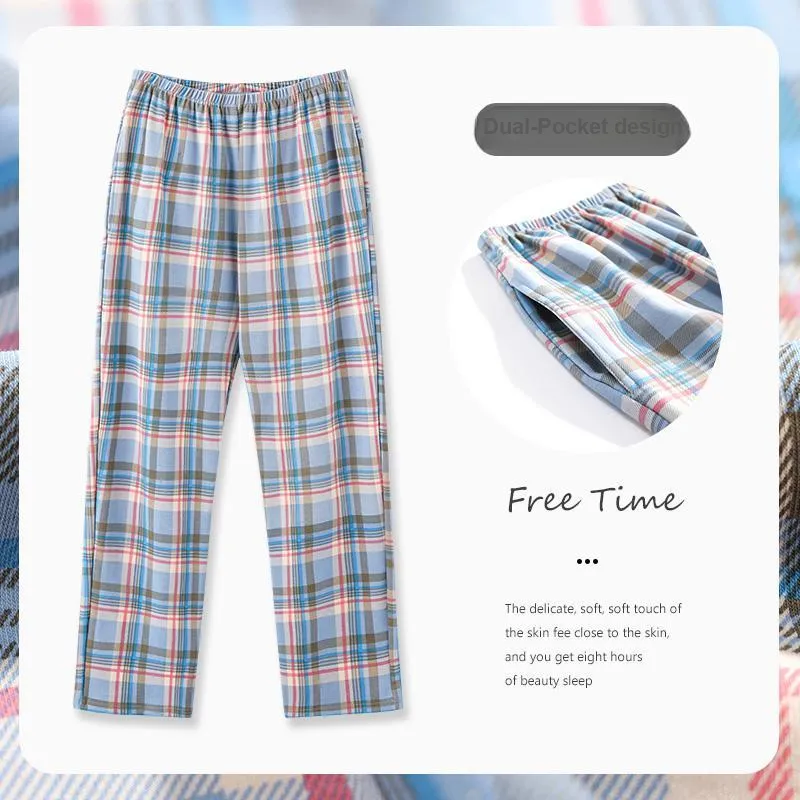 MADALLO Pajama Pants Men's Multicolor-2