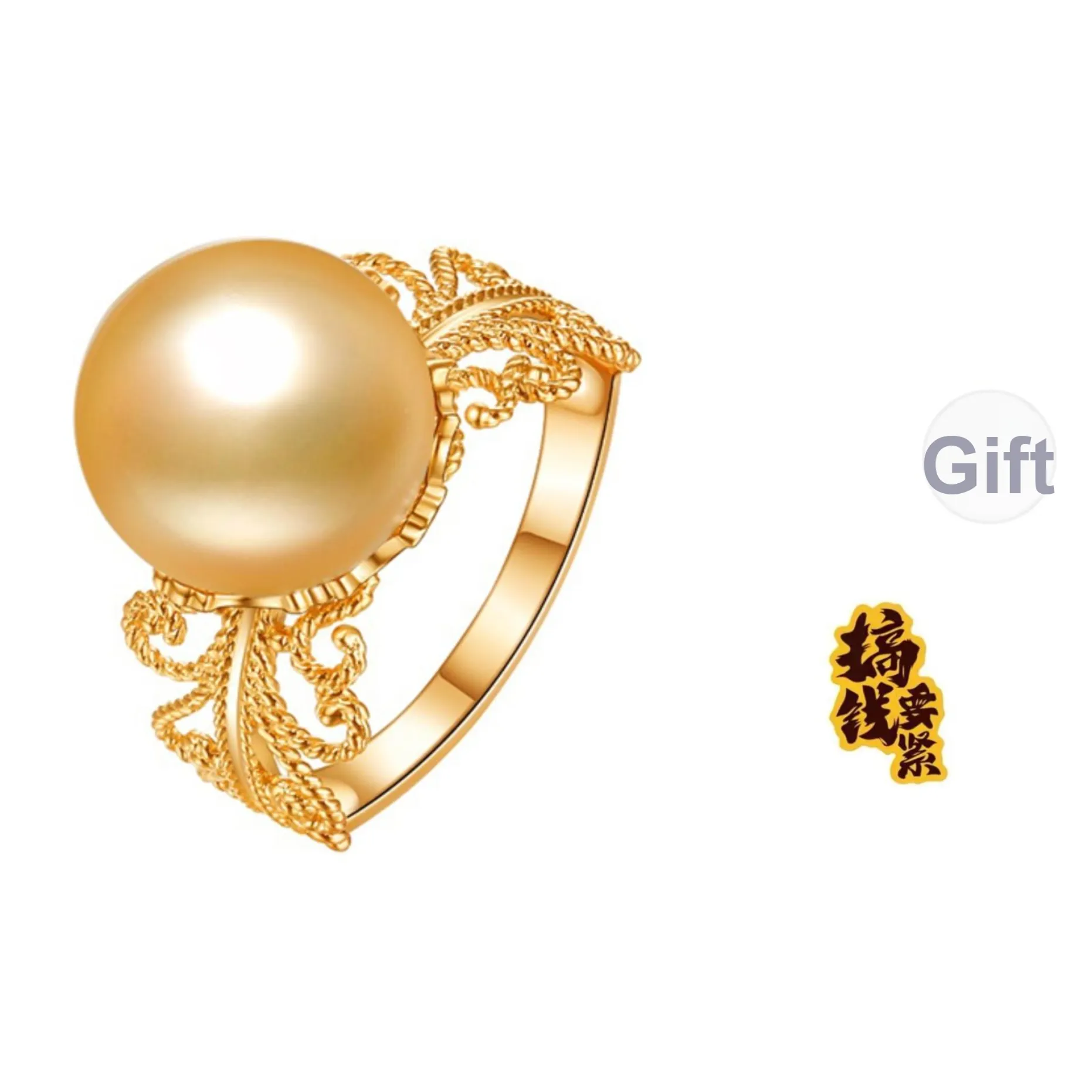 Luxury beads Pearl Rings Women's