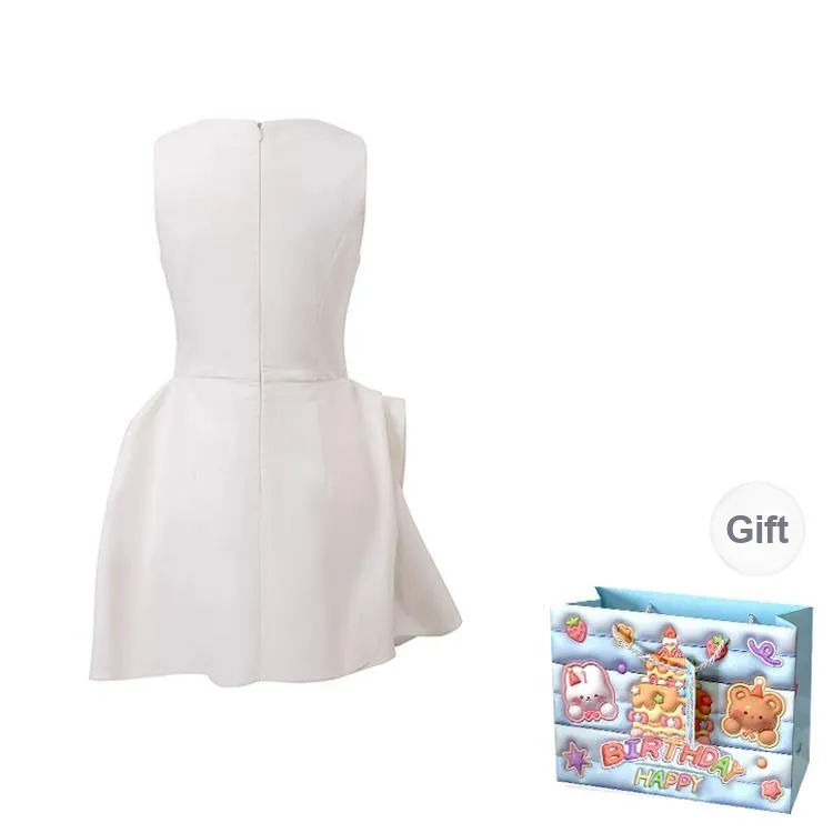 WOWI KCKS Sleeveless Dress Women's White-1