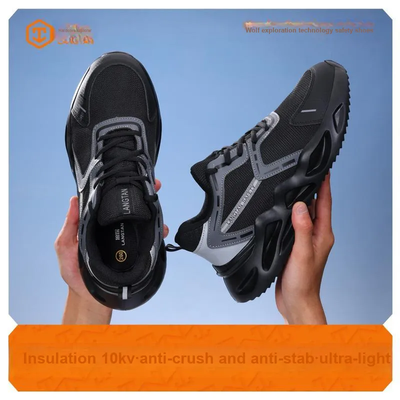 Wolf Detective Lightweight Rebound Low Top Outdoor Shoes Unisex-1