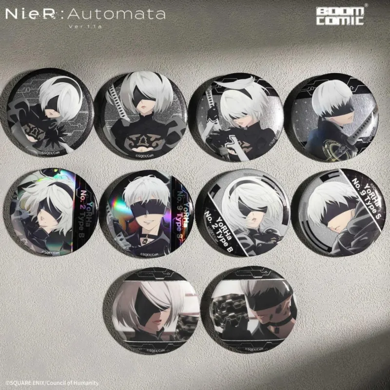 BOOM COMIC 9S NieR Automata Ver 1.1a Badges-2