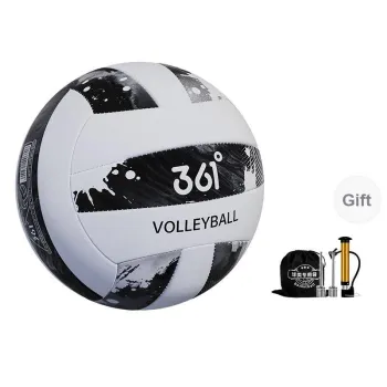361° PVC Size 5 Volleyball Unisex Black
