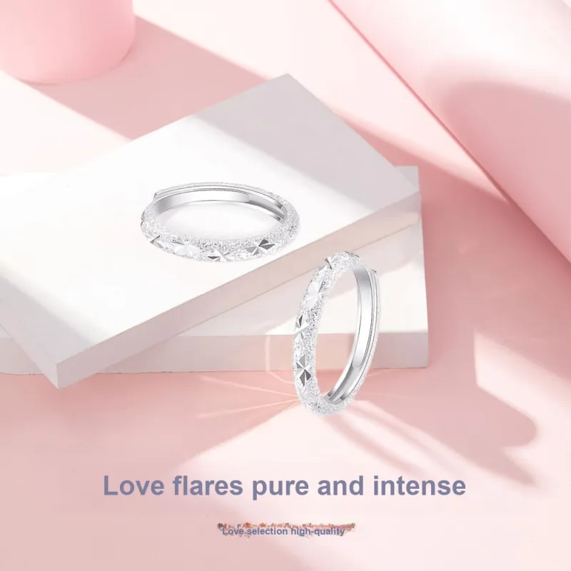 NUSQ Sterling Silver Rings Women's-7
