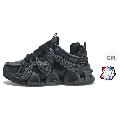 Masongarments Cushioned Wear Resistant Breathable Lightweight Height Increasing Low Top Chunky Sneakers Unisex