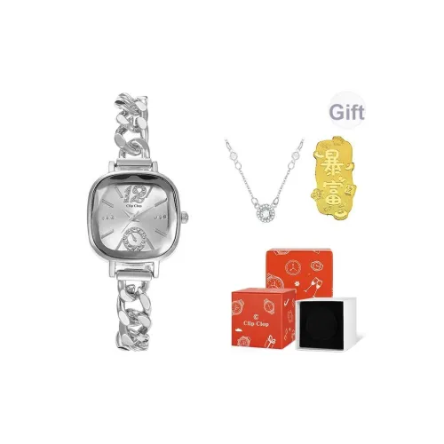 Clip Clop Кварцевый механизм сплав ремешок женские часы многоцветный циферблат